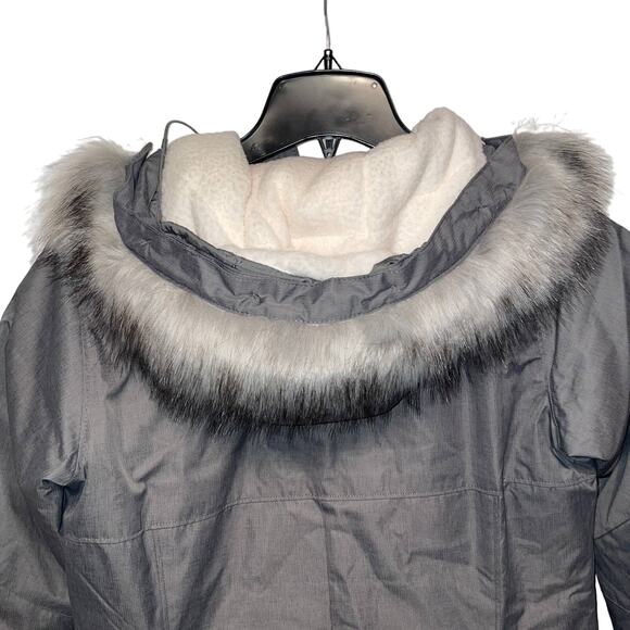 Columbia Women's Suttle Mountain Long Insulated Jacket Grey Coats S $230 - Picture 8 of 10